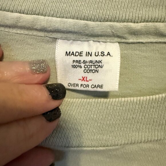 Vintage Keith Haring "Wig Out" Cayman Islands Tee-Shirt Men's Gray Size XL - Picture 3 of 6